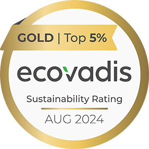 Qualitätssiegel: ecovadis Sustainability Rating - Top 5% August 2024